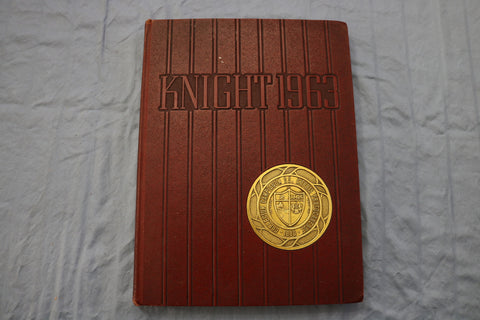 1963 KNIGHT CAMPION JESUIT HIGH SCHOOL YEARBOOK - PRAIRIE DU CHIEN, WI - YB 3402