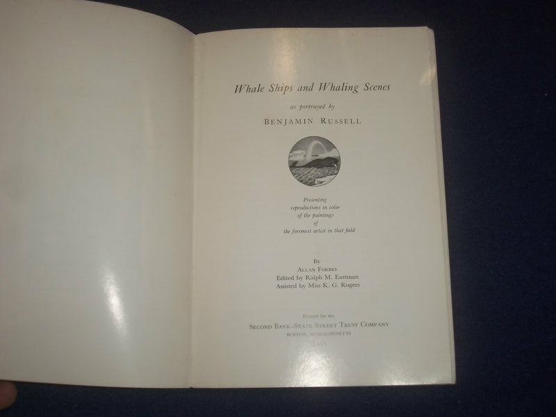 1955 WHALE SHIPS AND WHAILING SCENES - J 6418