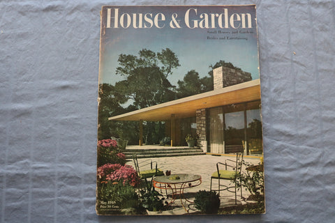 1948 MAY HOUSE & GARDEN MAGAZINE - SMALL HOUSES AND GARDENS - E 9289