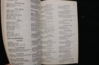 1955-1961 AFFILIATED DUPLICATE BRIDGE CLUBS DIRECTORIES - LOT OF 7 - K 2399