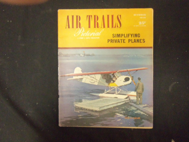 1946 OCTOBER AIR TRAILS PICTORIAL MAGAZINE - STORIES, PHOTOS & ADS - ST 4184