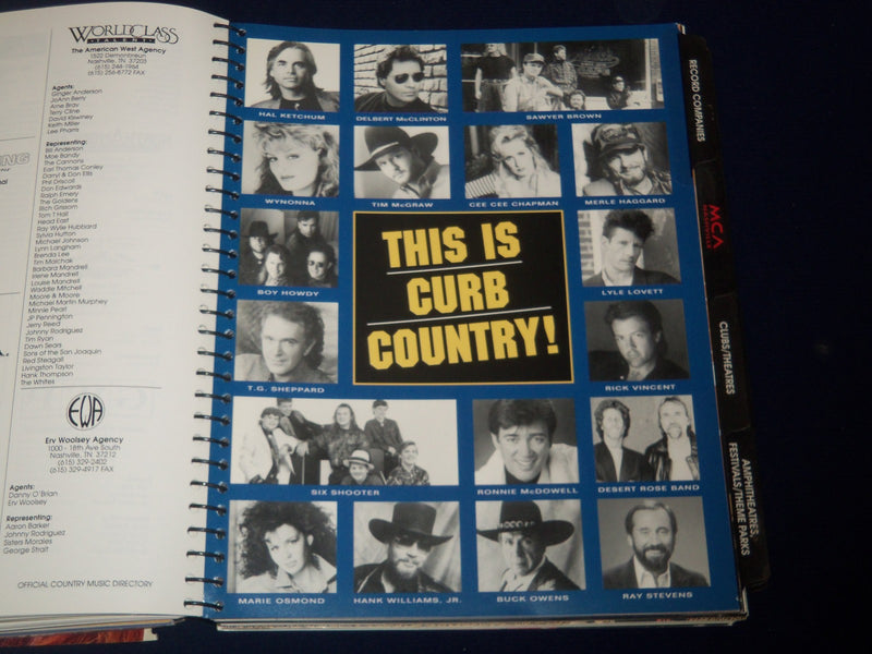 1993 THE OFFICIAL COUNTRY MUSIC DIRECTORY - TRAVIS TRITT COVER- PHOTOS - J 1983