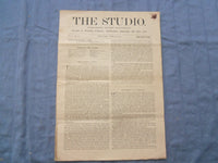 1881 THE STUDIO AND MUSICAL REVIEW NEWSPAPER - LOT OF 4 - NP 8416