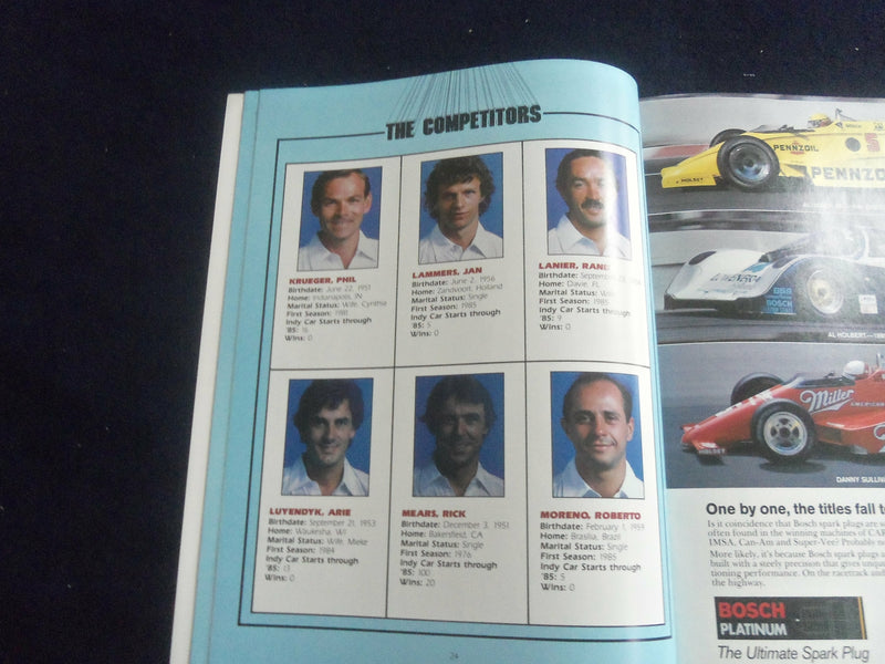 1986 SEPTEMBER 28 PEPSI-COLA 250 RACING PROGRAM- MICHIGAN INTERNATIONAL-SP 3929M