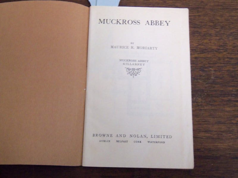1926 & 1928 MUCKROSS ABBEY GUIDES LOT OF 2 - MAURICE R. WORIARTY - K 1279