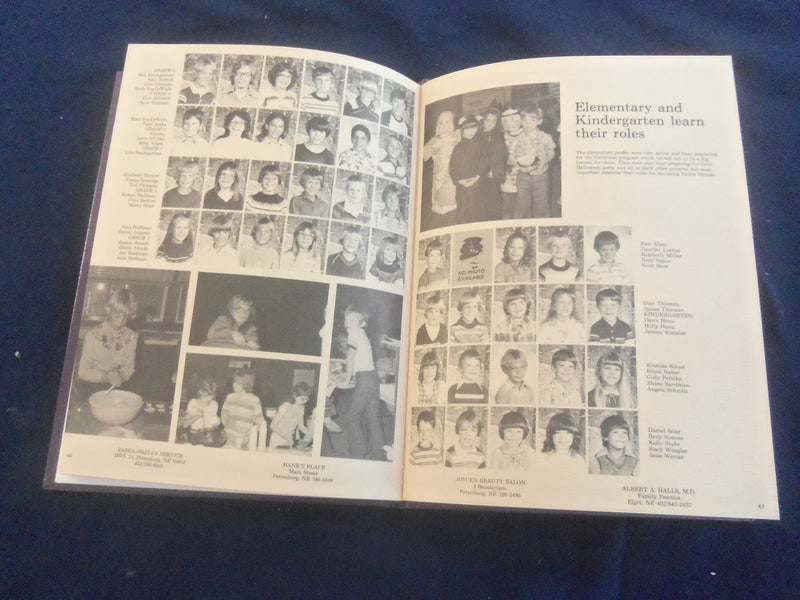 1982 PIRATEER PETERSBURG HIGH SCHOOL YEARBOOK - PETERSBURG, NEBRASKA - YB 2832