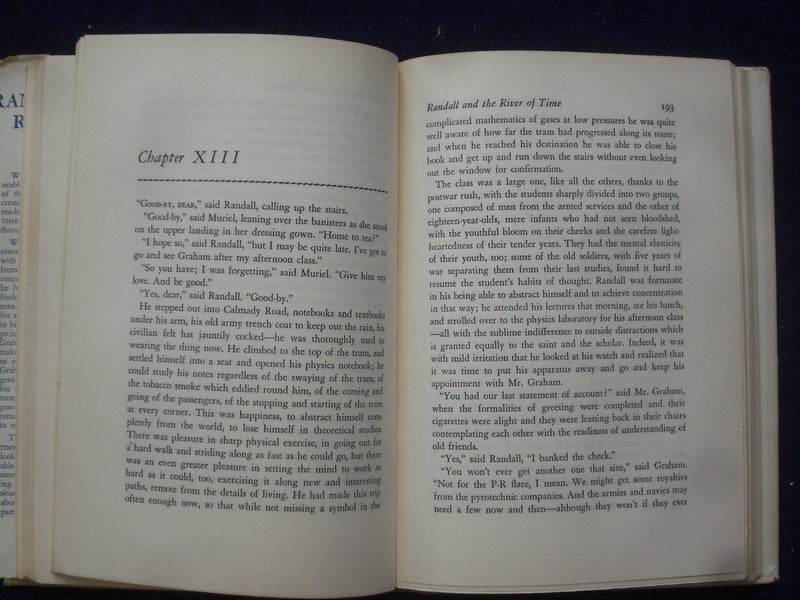 1950 RANDALL AND THE RIVER OF TIME HARDCOVER BOOK BY C.S. FORESTER - KD 8847