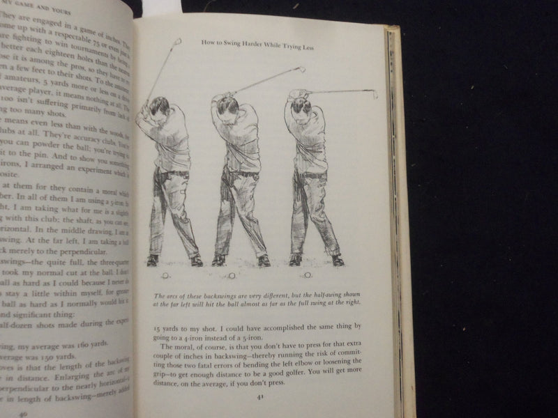 1965 ARNOLD PALMER MY GAME AND YOURS HARDCOVER BOOK - KD 8280