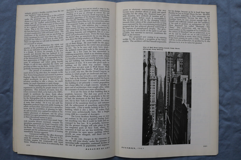 1951 DECEMBER MAGAZINE OF ART - K 2964