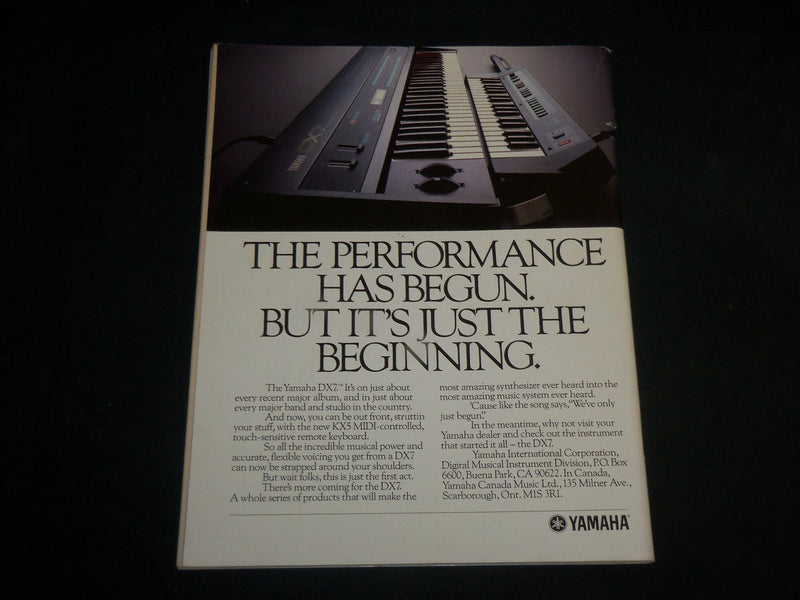 1986 NOVEMBER MUSICIAN MAGAZINE - ERIC CLAPTON COVER - SP 1212A
