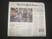 2023 OCTOBER 5 NEW YORK TIMES-HOUSE IS AT A HALT AS CONTENDERS VIE TO BE SPEAKER