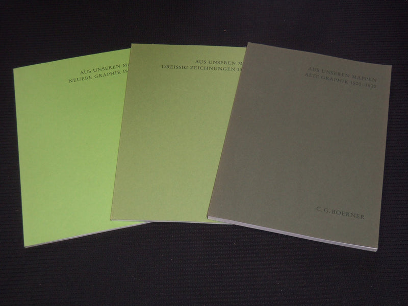 1989 AUS UNSEREN MAPPEN NEUERE GRAPHIX GERMAN BOOK LOT OF 3 - O 2351C