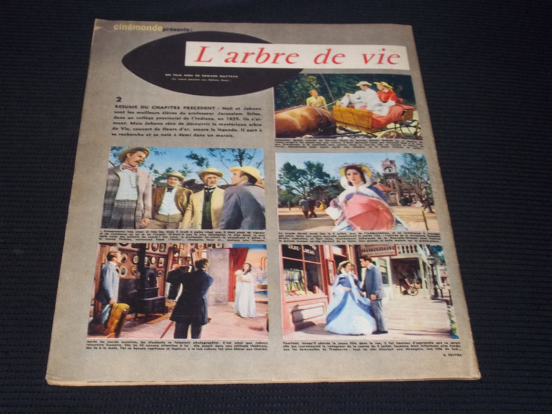 1957 DECEMBER 5 CINEMONDE MAGAZINE - MICHELE MERCIER COVER - E 24805