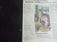 1976 JANUARY 17-18 CHICAGO DAILY NEWS NEWSPAPER - CENTENNIAL EDITION - NP 5853
