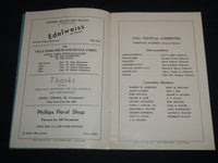 1934 VILLA PARK FALL FESTIVAL SOUVENIR PROGRAM - CHICAGO ILLINOIS - J 8622