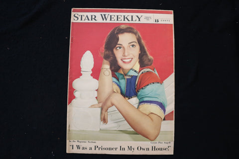 1955 MARCH 19 STAR WEEKLY MAGAZINE - PIER ANGELI COVER - E 26121