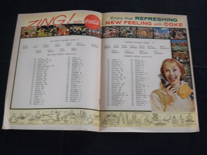 1962 OCT 6 CERRITOS COLLEGE VS. SAN DIEGO CITY COLLEGE FOOTBALL PROGRAM - J 3723
