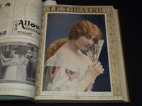 1913 JULY-DECEMBER LE THEATRE MAGAZINE BOUND VOLUME - 12 ISSUES - KD 2278E
