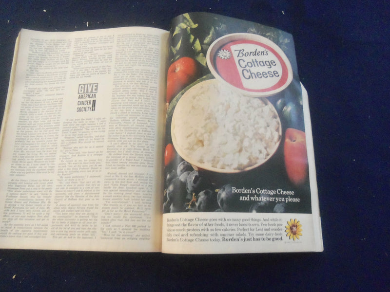 1965 APRIL GOOD HOUSEKEEPING MAGAZINE - NICE COVER, ARTICLES & ADS - F 514D