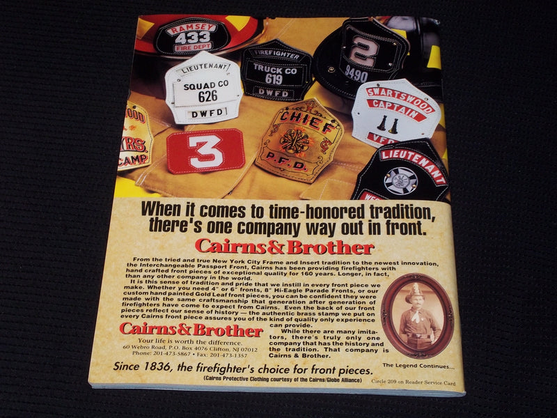 1995 JULY FIREHOUSE MAGAZINE - AMERICA'S BRAVEST FRONT COVER - E 1688