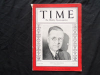 1933 JULY 24 TIME MAGAZINE - HAROLD L. ICKES, SECRETARY OF INTERIOR - T 380