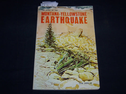 1960 STORY OF MONTANA - YELLOWSTONE EARTHQUAKE BY CHRISTOPHERSON - J 8726