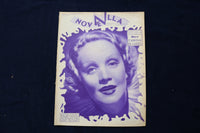 1934 DECEMBER 9 NOVELLE MAGAZINE - MARLENE DIETRICH - ITALIAN COVER - E 23776