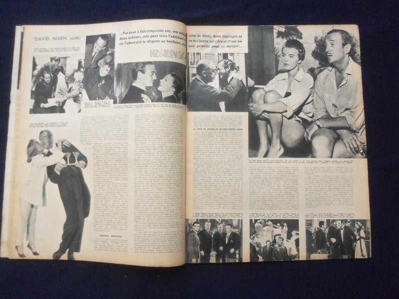 1957 DEC 12 CINEMONDE MAGAZINE- ZIZI JEANMAIRE COVER - FRENCH EDITION - SP 4868M