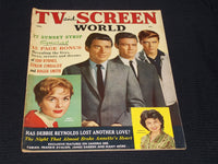 1960 JANUARY TV & SCREEN WORLD MAGAZINE - BYRNES ZIMBALIST SMITH COVER - E 17225