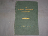 1899 THE RELATION OF MARINE BIONOMY TO STRATIGRAPHY - J 4957