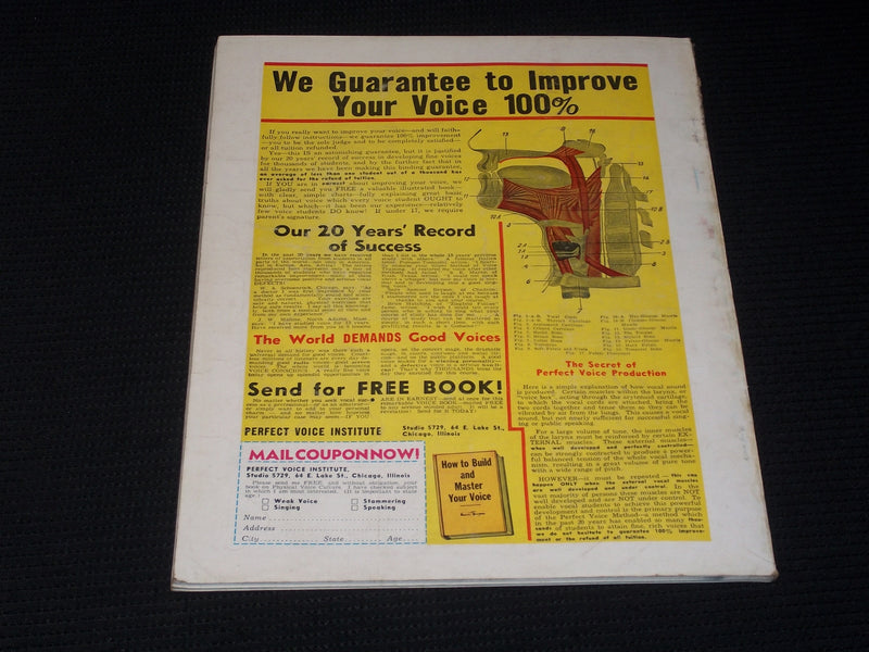 1938 DECEMBER PHYSICAL CULTURE MAGAZINE NICE EXERCISE WORKOUT ISSUE - E 3747