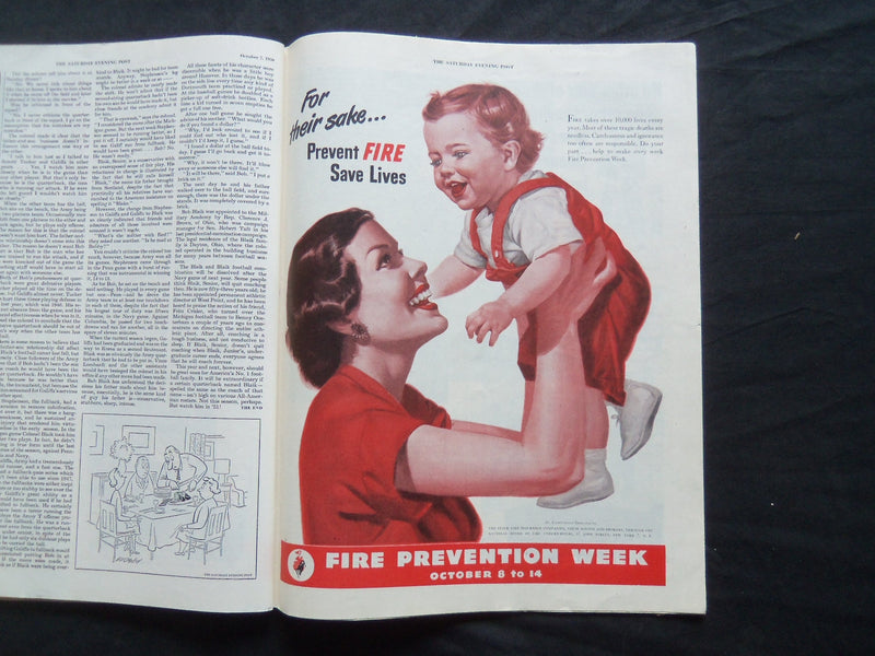 1950 OCTOBER 7 THE SATURDAY EVENING POST MAGAZINE - ILLUSTRATED COVER - SP 1845