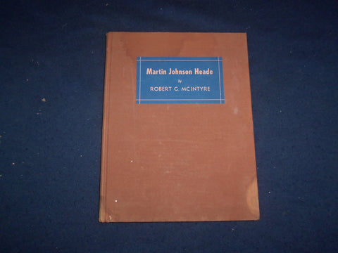 1948 MARTIN JOHNSON HEADE HARDCOVER BOOK BY ROBERT G. MCINTYRE - KD 8153