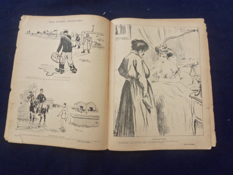 1907 OCT 5 LE SOURIRE MAGAZINE - ILLUSTRATED COMEDY - FRENCH TEXT - SP 4867A