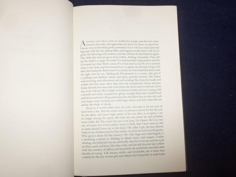 1984 GOD KNOWS HARDCOVER BOOK BY JOSEPH HELLER - SIGNED 1ST EDITION - KD 8986