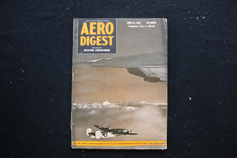 1944 JUNE 15 AERO DIGEST MAGAZINE - U.S. NAVY 