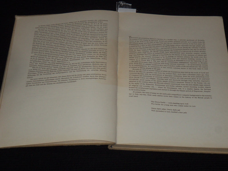 1956 SLOVENSKO VO FOTOGRAFII VOLUME BY MARTIN OSVESTA - KAROLA PLICKU - KD 1380D