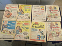 1930'S-1940 COLOR COMICS FULL PAGE ADS - LOT OF 68 - NP 5270