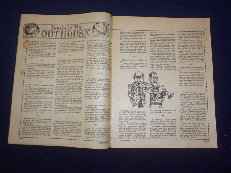 1974 SEP 4-11 BUGLE AMERICAN MAGAZINE - EAT YOUR HEART OUT EVIL - J 9421