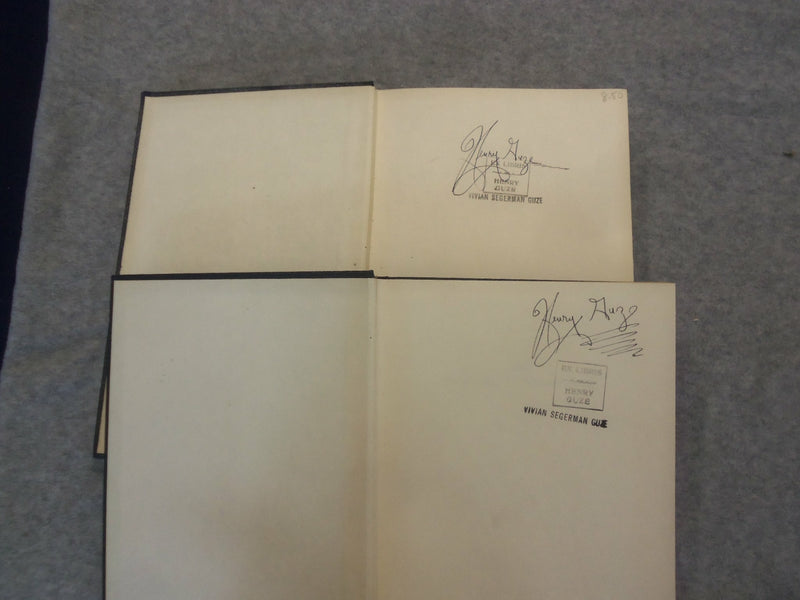 1945-1950 GENEALOGY / 100 YEARS OF GYNAECOLOGY BY JAMES RICCI-LOT OF 2- KD 2759W