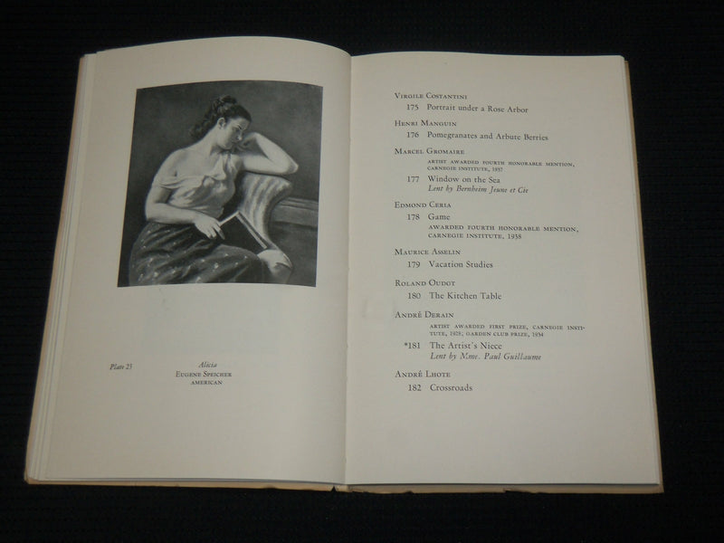 1924-1950 CARNEGIE INSTITUTE EXHIBITION OF PAINTINGS CATALOGS LOT OF 9 - O 2366I