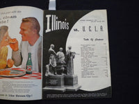 1958 SEPTEMBER 27 FOOTBALL PROGRAM - UNIV. OF ILLINOIS VS UCLA - SP 3624M