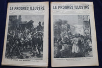 1892-1904 LE PROGRES ILLUSTRE MAGAZINE - FRENCH - LOT OF 23 - O 3659