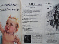 1941 OCTOBER 13 LIFE MAGAZINE - LANA TURNER AND CLARK GABLE- L 256