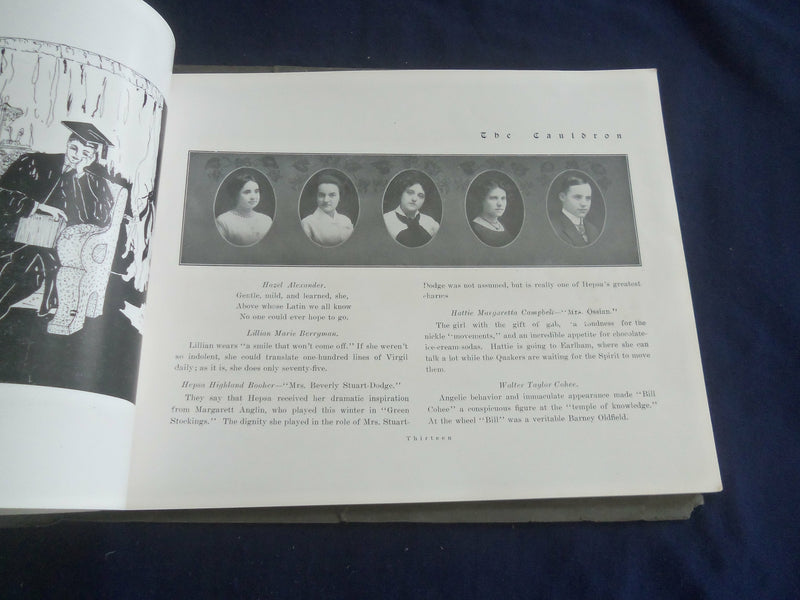1912 THE CAULDRON FRANKFORT HIGH SCHOOL YEARBOOK - FRANKFORT, INDIANA - YB 2726