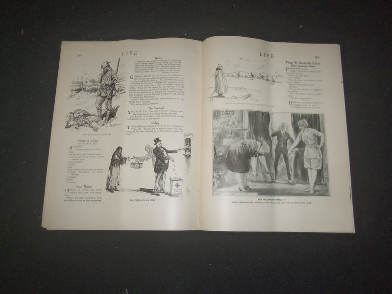 1918 FEBRUARY 14 LIFE MAGAZINE - VALENTINE NUMBER - INCEDIARY MATTER - L 766S