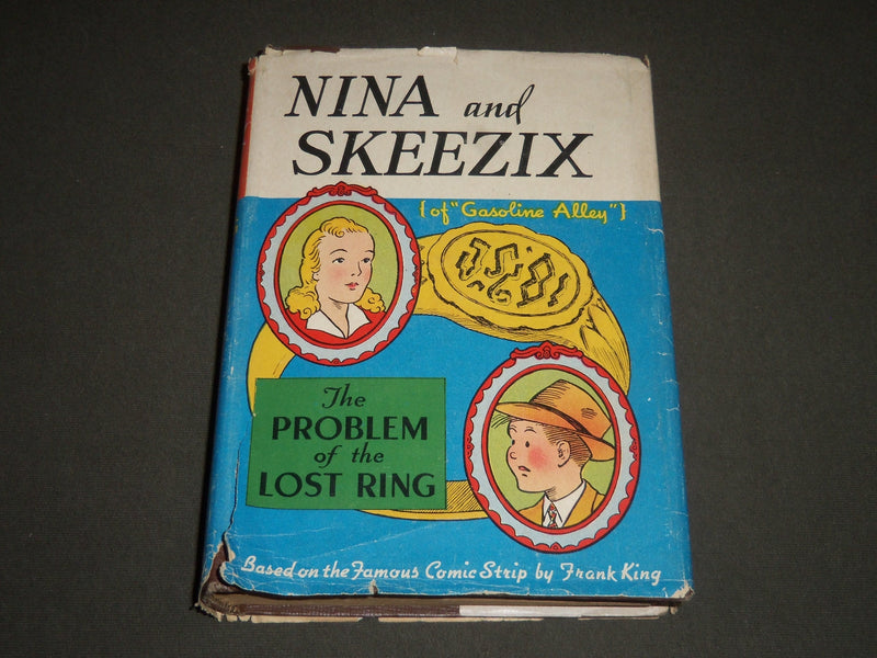 1942 NINA AND SKEEZIX BY FRANK KING HARDCOVER BOOK - NICE ILLUSTRATIONS- KD 4379
