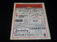 1956 APRIL 14 ILLUSTRATED LONDON NEWS MAGAZINE NICE COVERS & ADS - E 4248