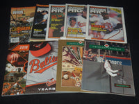 1994-2019 BALTIMORE ORIOLES YEARBOOKS -OUTSIDE PITCH-PROGRAMS LOT OF 9 - O 3790