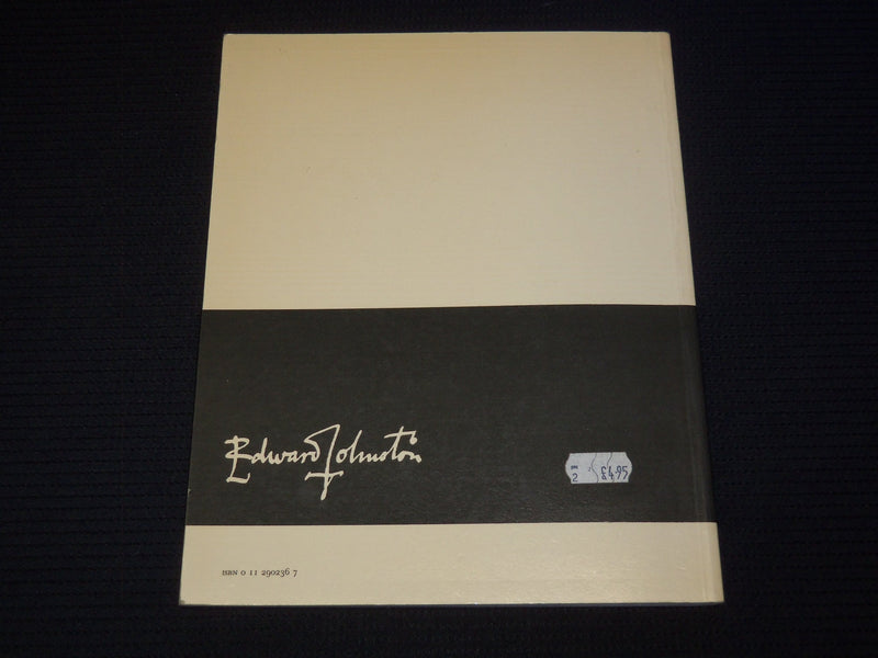 1983 A BOOK OF SAMPLE SCRIPTS SOFTCOVER BOOK BY EDWARD JOHNSTON - J 9272